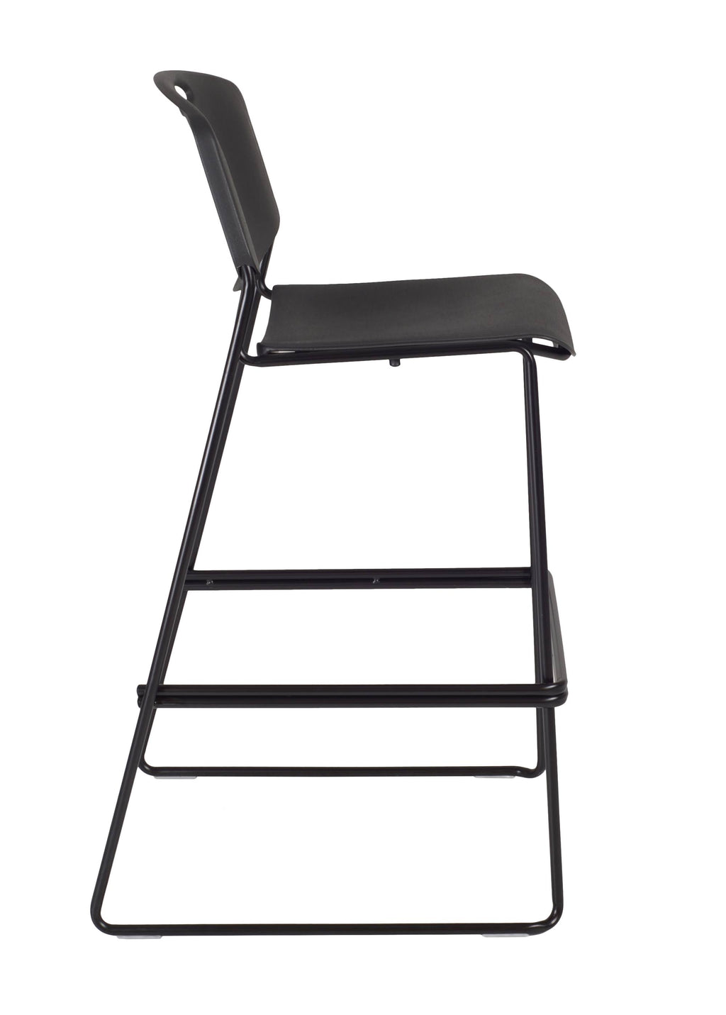 Square Cafe Table with 2 Stack Stools Z670509