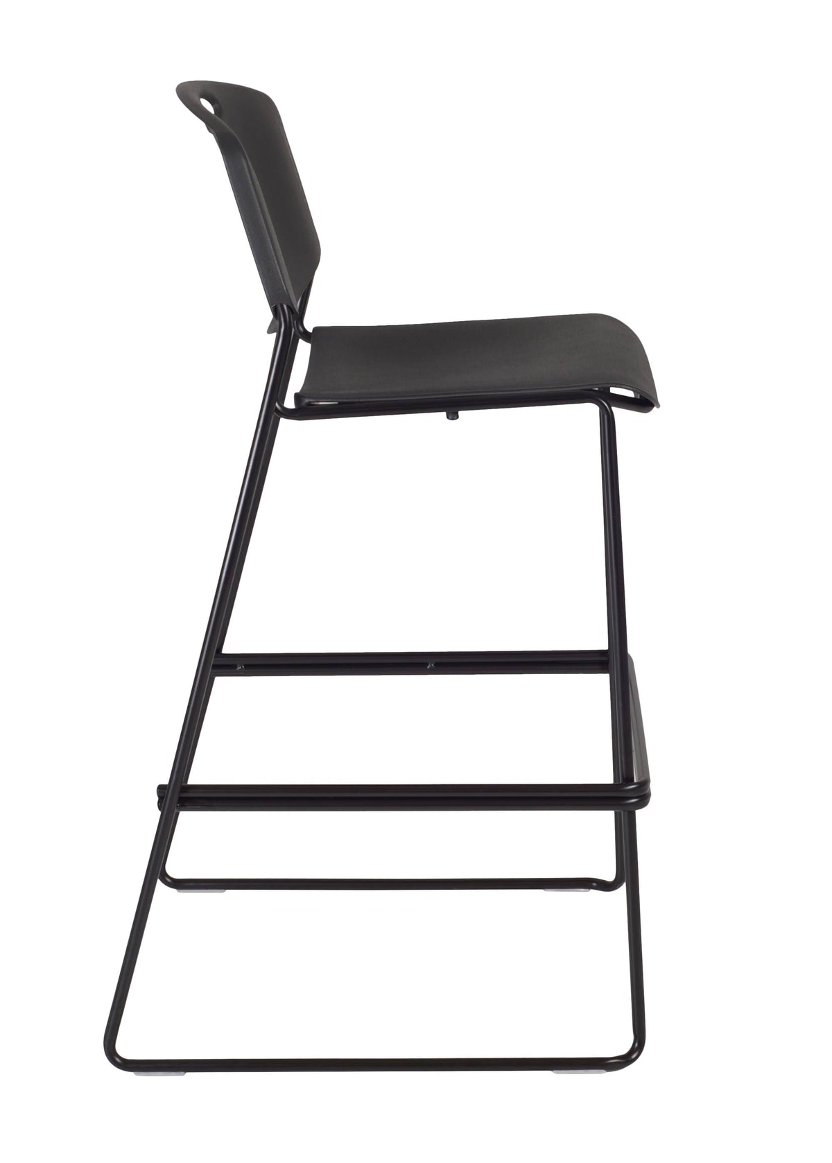 Square Cafe Table with 2 Stack Stools Z670509