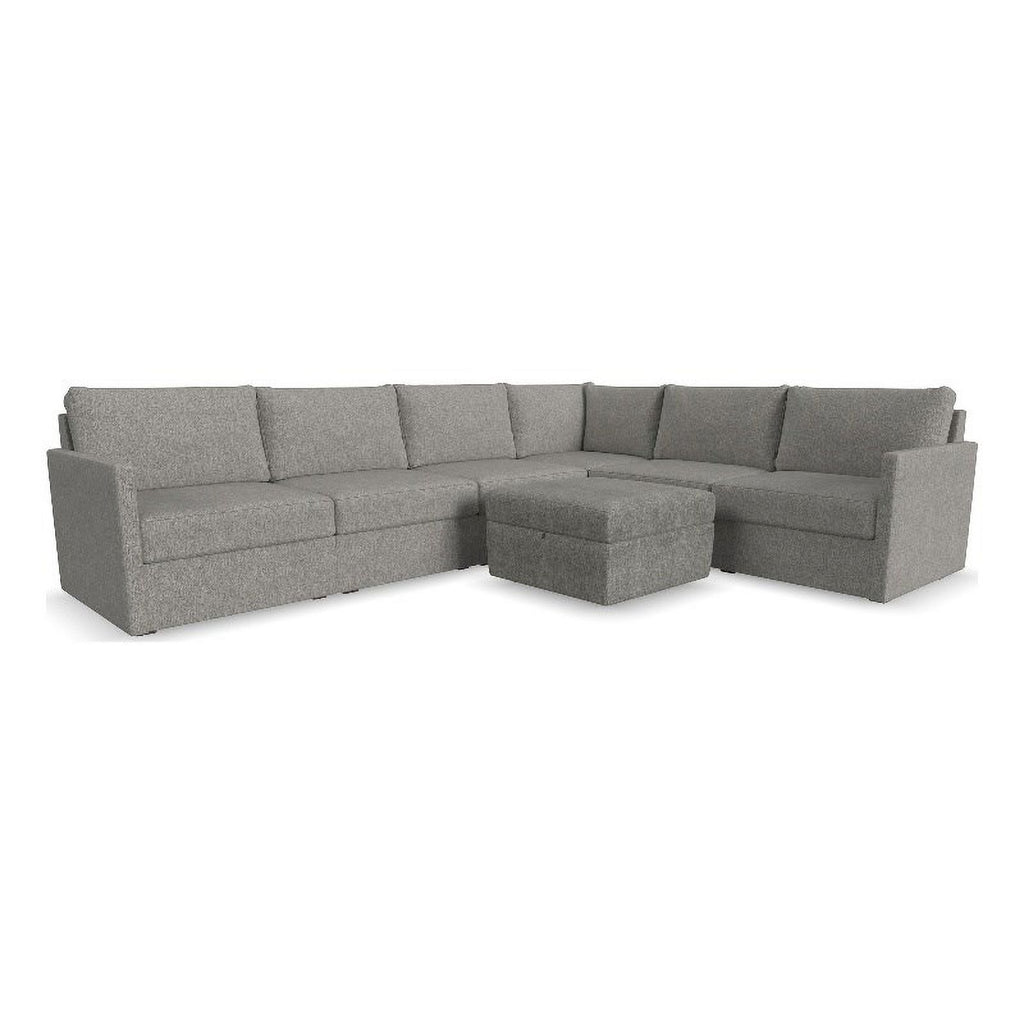 Gray 6 Seat Sectional with Performance Fabric K391521