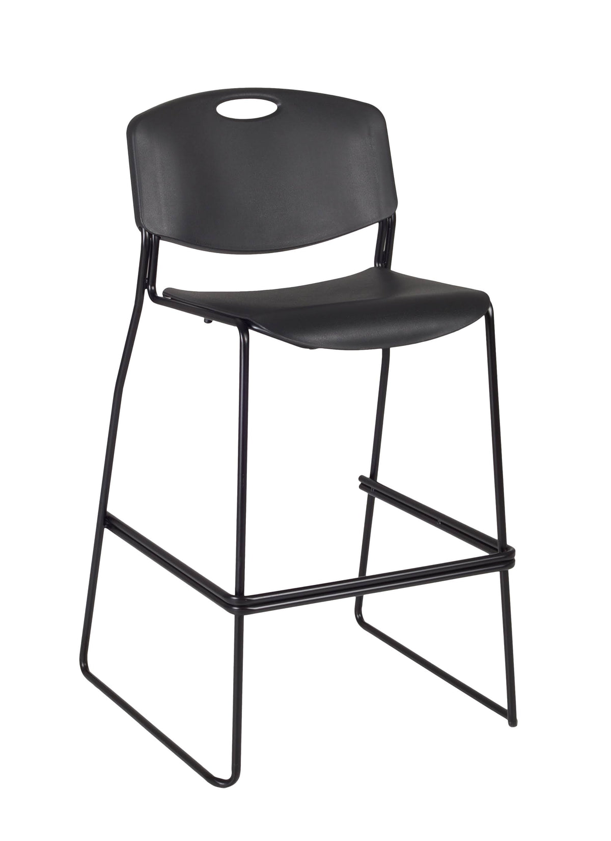 Square Cafe Table with 2 Stack Stools Z670509