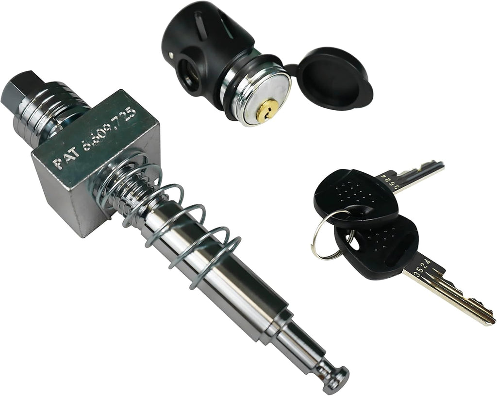 Keyless Locking Silent Hitch Pin for 2.5in Hitches Pack of 2 G303632