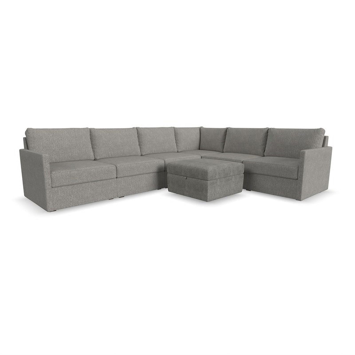 Gray 6 Seat Sectional with Performance Fabric K391521