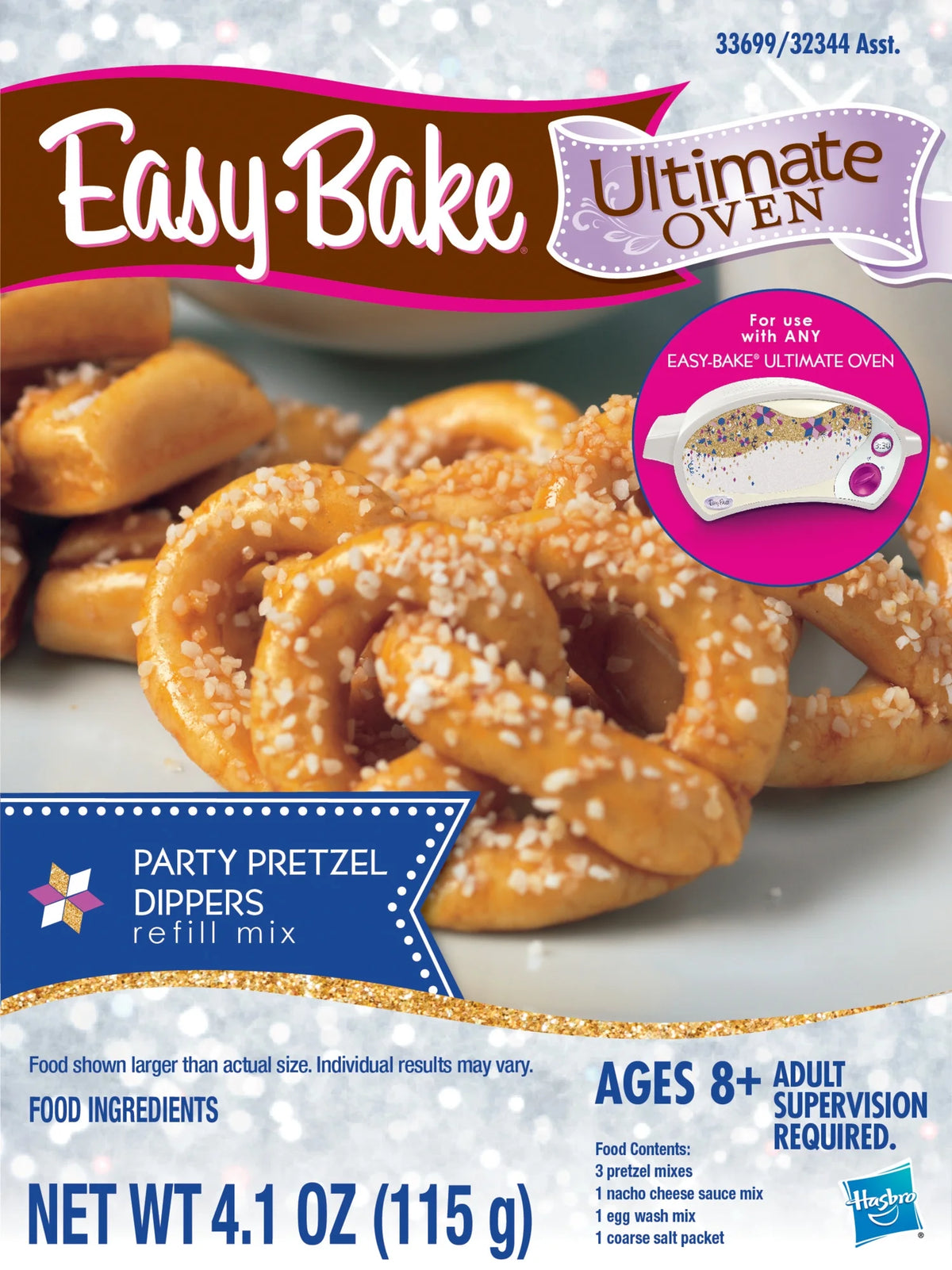 3-Piece Oven Pizza, Pretzel, and Whoopie Pie Mix Y55603