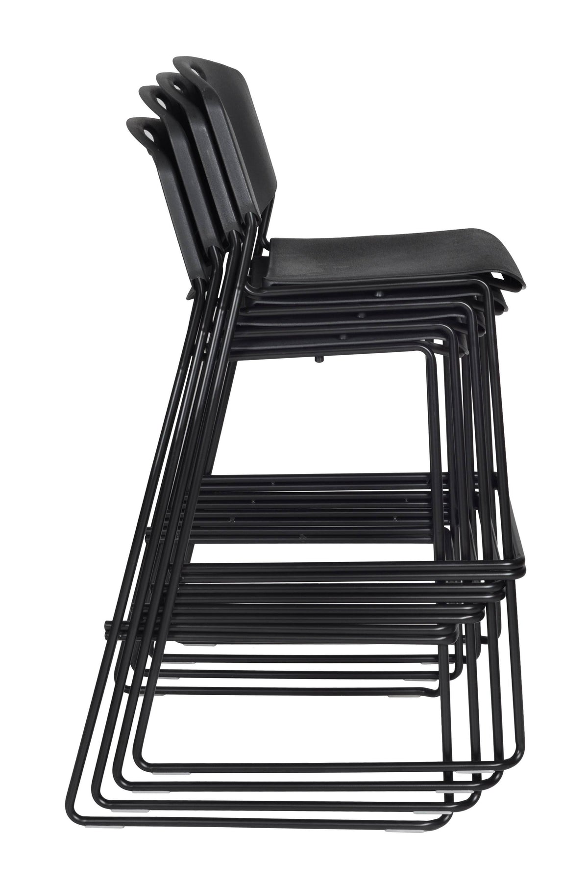 Square Cafe Table with 2 Stack Stools Z670509