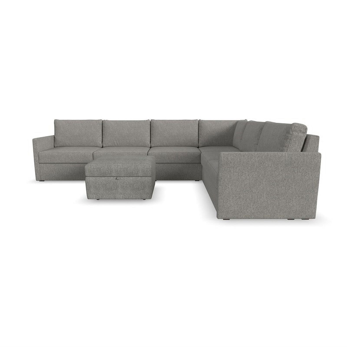 Gray 6 Seat Sectional with Performance Fabric K391521