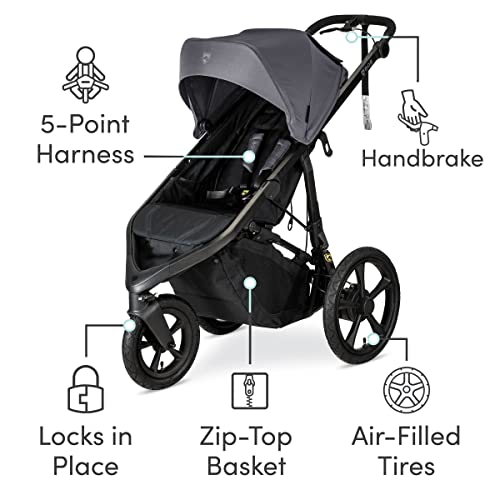 Jogging Stroller with Air-Filled Tires I7324
