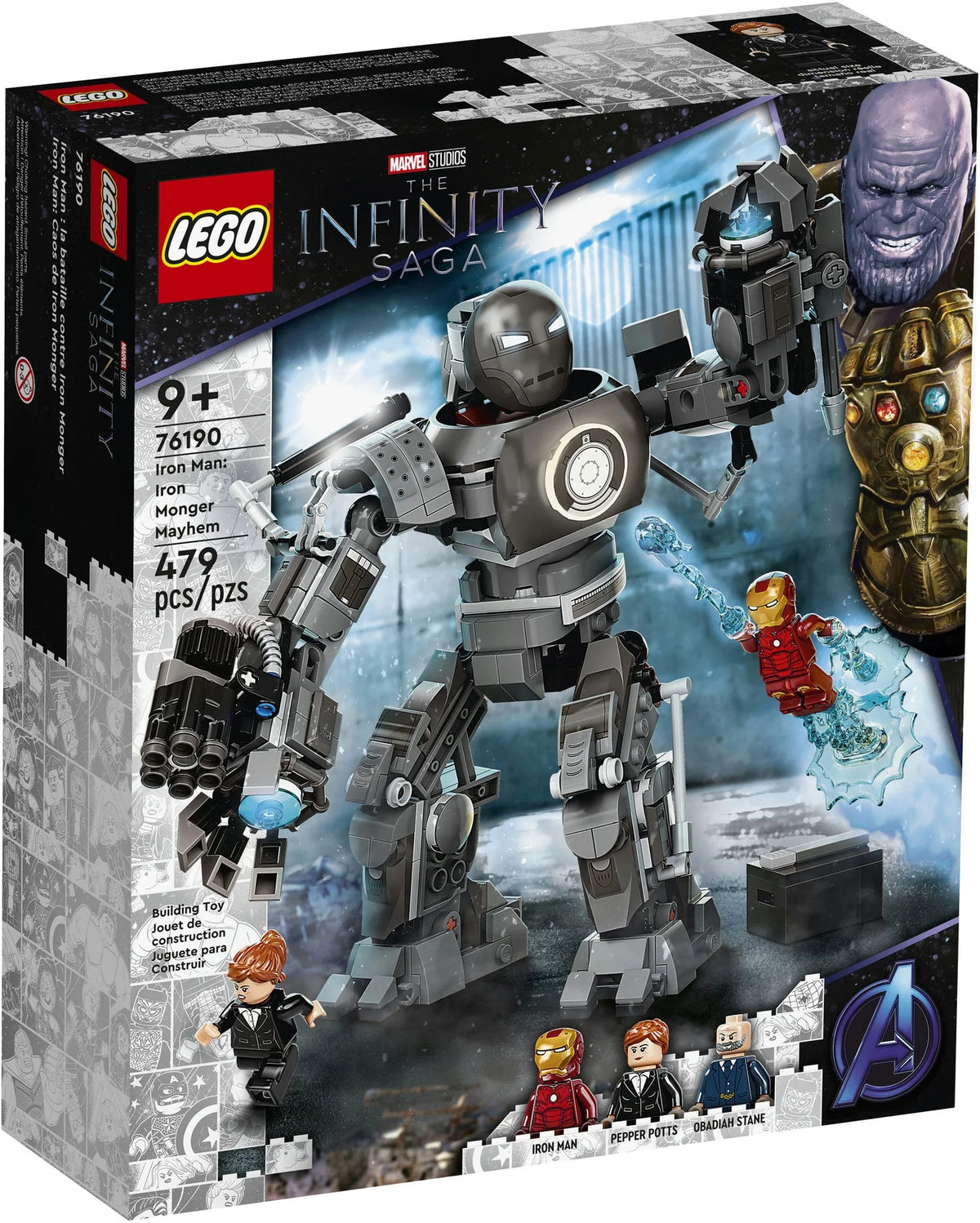 Iron Monger Mayhem 479 Pieces Building Toy P1036