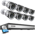 16 Channel 4TB Security Camera System with 12 x 1080p Outdoor Indoor Camera J784919