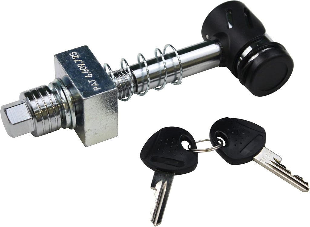 Keyless Locking Silent Hitch Pin for 2.5in Hitches Pack of 2 G303632