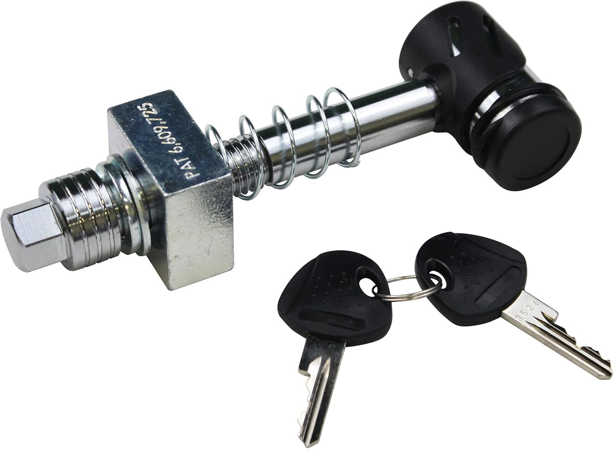 Keyless Locking Silent Hitch Pin for 2.5in Hitches Pack of 2 G303632